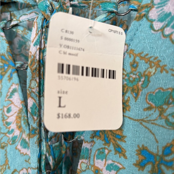 NWT FREE PEOPLE Hanalei Bay Cottagecore Boho Maxi Dress Size Large - Picture 8 of 14